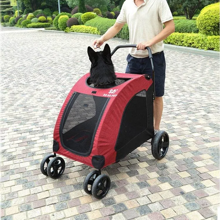 Portable Foldable Large Dog Trolley for Outdoor Adventures
