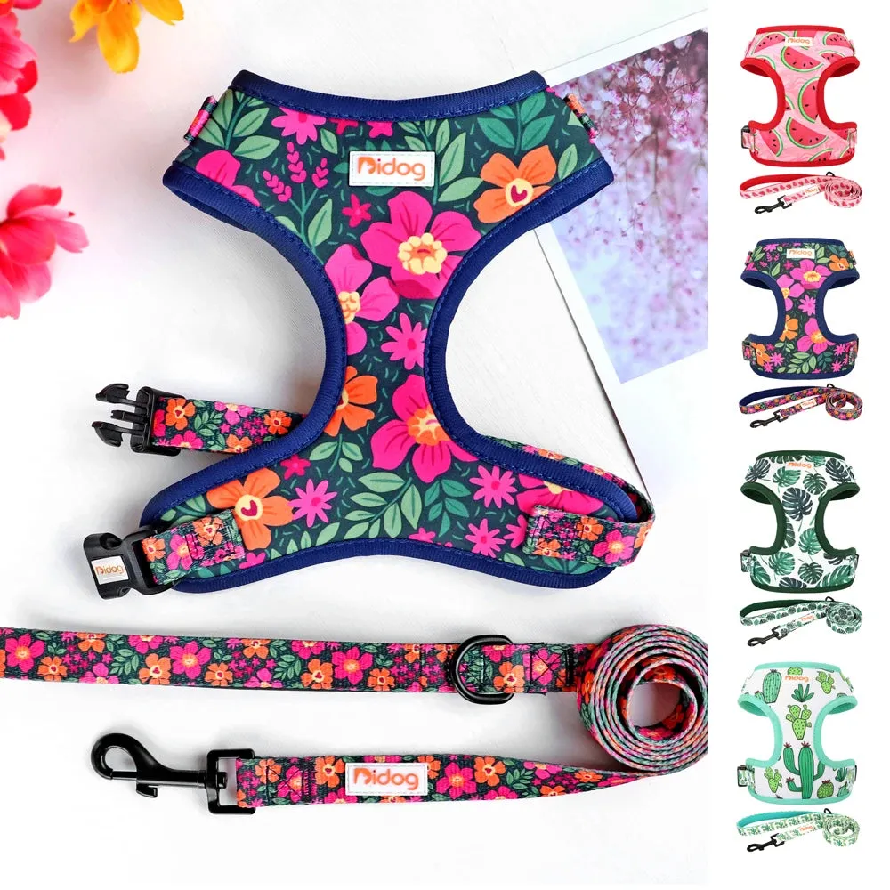 "Harness Cutie" Fun Print Pet Harnes   Leash - 4 Prints
