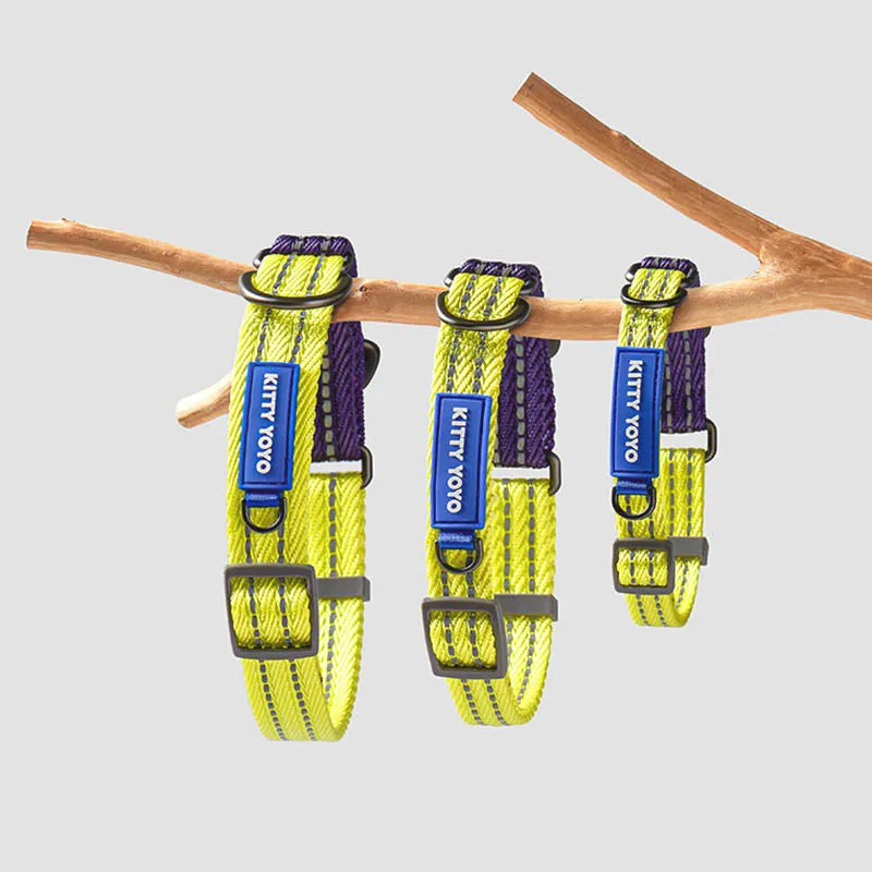 Stylish Reflective Martingale Collar for Dogs and Cats