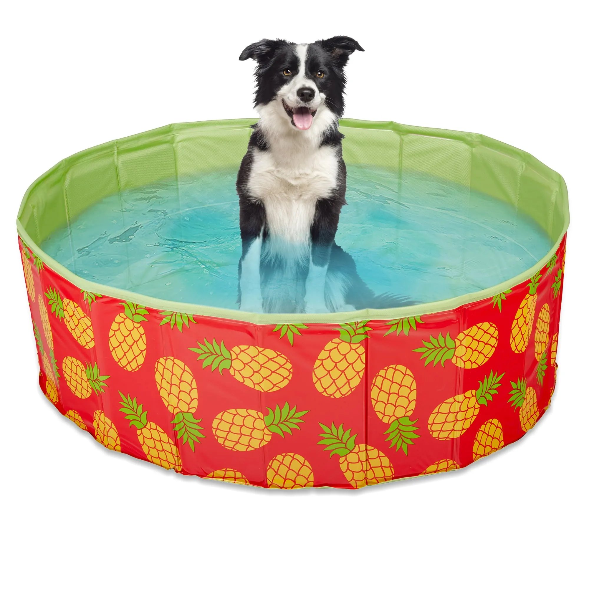 Vibrant Life Dog Pool, Pineapple, 39" Diameter
