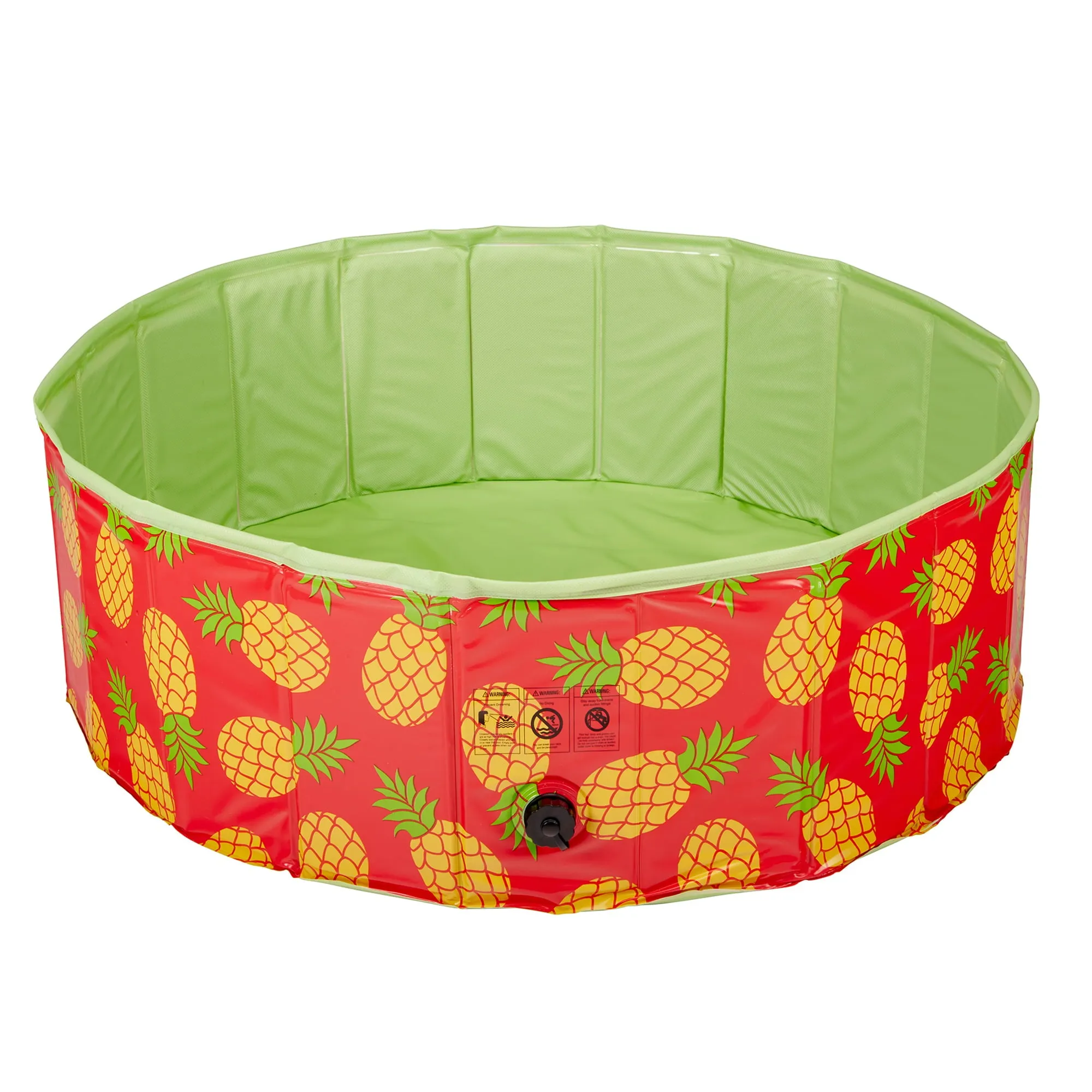 Vibrant Life Dog Pool, Pineapple, 39" Diameter